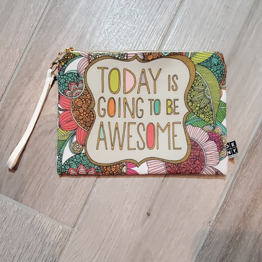 Deny Designs Cosmetic Bag "Today is...Awesome"